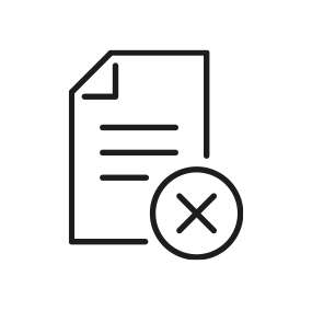 No contracts icon