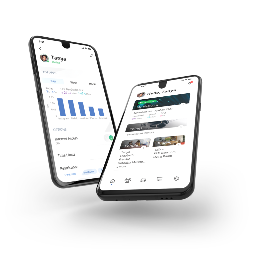 CommandIQ Interface as shown on mobile phone environment