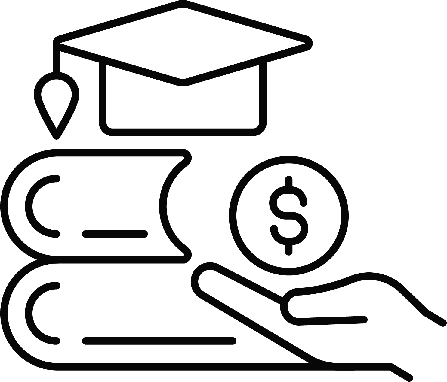 Education reimbursement icon